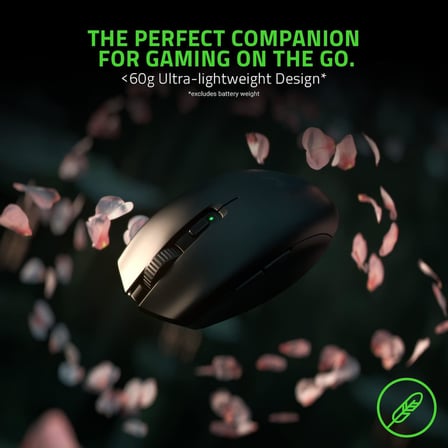 Orochi V2 - 950 Saate Kadar Pil Ömrü ile Mobil Kablosuz Oyun Faresi (Ultra Hafif Tasarım, HyperSpeed ​​Kablosuz ve Bluetooth, 2. Nesil Mekanik Fare Anahtarları) Siyah
