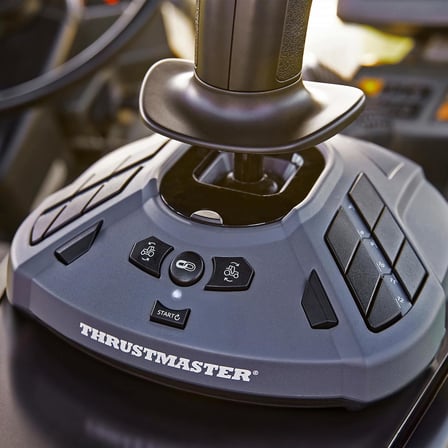 SimTask FarmStick – Yüksek Hassasiyetli Tarım Simülasyonu Joystick'i – PC ile Tam Uyumlu, Programlanabilir Düğmeler ve Çok Fonksiyonlu Kontrol – Farming Simulator için İdeal