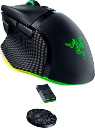 Wireless Charging Puck - Manyetik kablosuz şarj - Kablosuz şarj cihazlarıyla uyumlu - Mouse ve mouse yuvası ayrı satılır