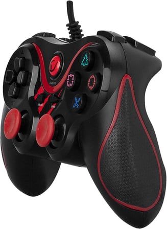 Snopy SG-R601 PS3/PC Kırmızı USB 1.8m Joypad
