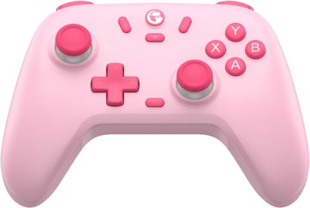 Nova Lite Wireless Controller – 2.4G & Bluetooth Gamepad for Windows PC, iPhone, Android, Switch & Steam Deck – Hall Effect Triggers, Turbo Function, Rumble Vibration (Blush Pink)