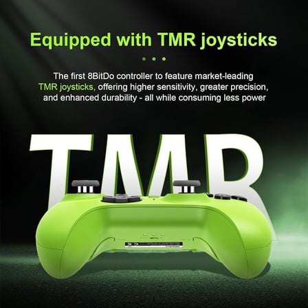 8BitDo Ultimate 2 Kablosuz Kumanda, Windows/Android/Steam için, TMR Joysticks, 1000Hz Sorgulama Oranı, Dokunmatik/Salon Tetikleri, Hareket Kontrolü, L4/R4 ve 2 Programlanabilir Arka Düğme