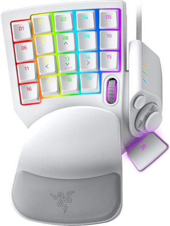 Tartarus Pro - Oyun Tuş Takımı - Analog-optik düğmelere ve hızlı ateş moduna sahip oyun kumandası (32 programlanabilir düğme, özelleştirilebilir tetik noktası, 8 profil) Mercury