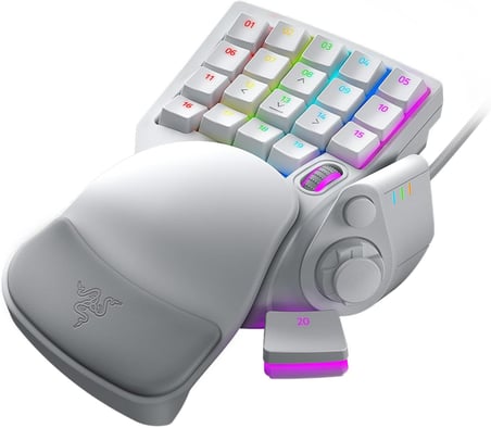 Tartarus Pro - Oyun Tuş Takımı - Analog-optik düğmelere ve hızlı ateş moduna sahip oyun kumandası (32 programlanabilir düğme, özelleştirilebilir tetik noktası, 8 profil) Mercury