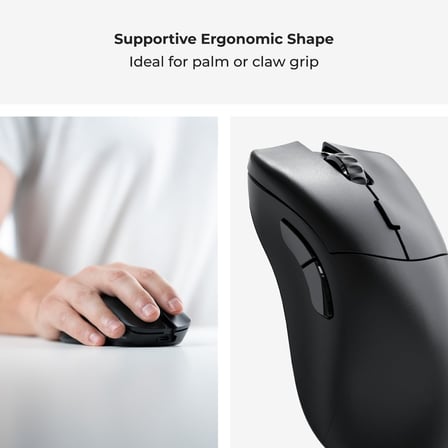 PC Gaming Race Oyun Modeli D 2 PRO Kablosuz Oyun Faresi - 2.4GHz Kablosuz 1ms gecikme, 100M tıklama, 60g Ultralight, Uzun Pil Ömrü, 26K DPI BAMF 2.0 Sensör, Ergonomik, 6 Düğme, PTFE Ayaklar…