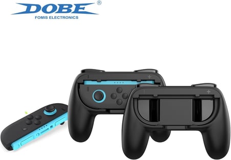 Grips For Nintendo Switch2 Joy Con, Left And Right Handle Grip For Switch2 Joy Cons Controller, 2 Pack (Black)