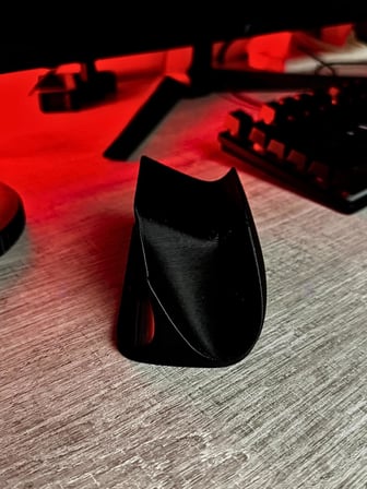 Minimalist Xbox Joystick Standı, 3D Baskı Gamepad Tutucu | Uyumlu Tüm Xbox Kumandalarıyla | Masaüstü Oyuncu Aksesuarı (Siyah)