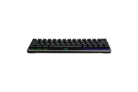 SK620%60 Uzay Grisi Mekanik Düşük Profilli Oyun Klavyesi, Mavi Anahtarları Tıklayın, Özelleştirilebilir RGB, Ergonomik Tasarım, USB-C Bağlantısı, Mac/Windows, QWERTY (SK-620-GKTL1-US)