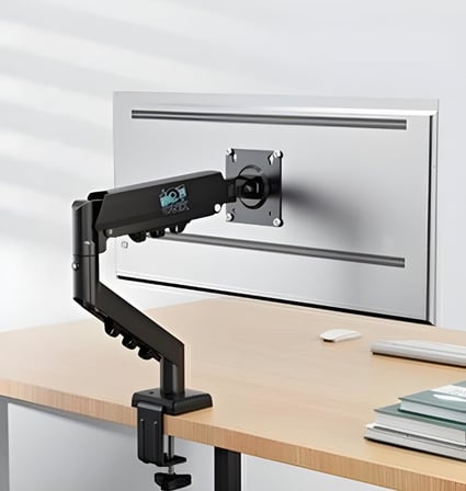 Polotech EF80 Onk Vesa Yüksek Dönüş Kabiliyetli 32'' Inch Monitör Standı 8kg Kapasiteli