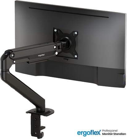 EF X8 Siyah 17-32inch Uyumlu Amortisörlü 2-9 kg Monitör Standı 2026 Versiyon