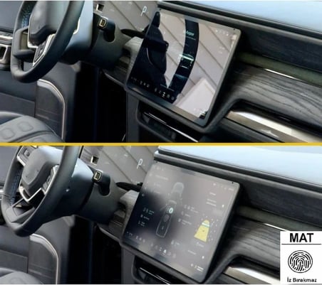 Byd Seal U Dm i/Seal U Ev/Seal Awd/Han/Atto 3 / Sealion 7 / Tang ile uyumlu 2024 2025 2026 Model 15.6 inç Audio Multimedya MAT Görünüm 9H Nano Ekran Koruyucu