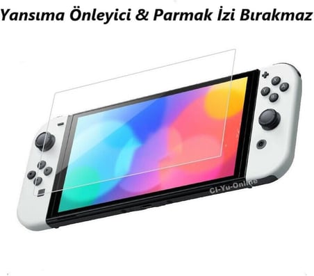 Switch Oled 7 İnç İle Uyumlu Mat Ekran Koruyucu Oyun Konsolu