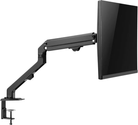 TM-45-C06 MEKANİK AMORTİSÖR DÜZ/KAVİSLİ EKRAN 17"- 27" MAX 7KG TEK MONİTÖR KOLU