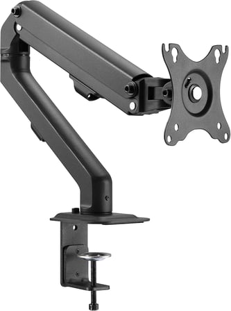 TM-45-C06 MEKANİK AMORTİSÖR DÜZ/KAVİSLİ EKRAN 17"- 27" MAX 7KG TEK MONİTÖR KOLU
