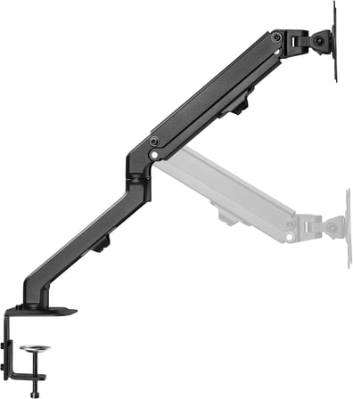 TM-45-C06 MEKANİK AMORTİSÖR DÜZ/KAVİSLİ EKRAN 17"- 27" MAX 7KG TEK MONİTÖR KOLU