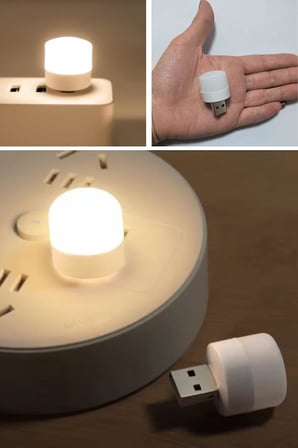 ® USB Mini Top LED 10’lu Aydınlatma Seti – Sıcak Renkli Gece Lambası, Enerji Tasarruflu Mikro LED Işıklar