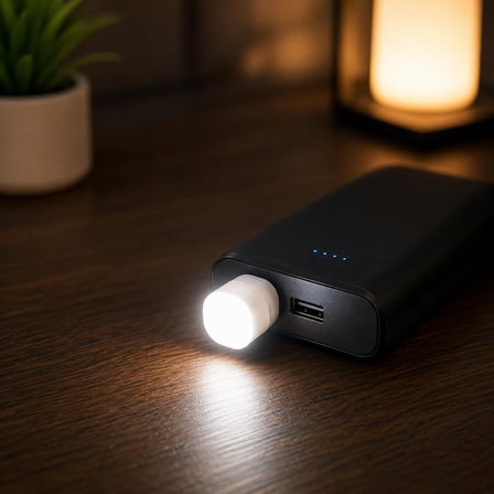 5 Adet Usb Mini Led Lamba, Beyaz Işık, Tak Çalıştır, Kompakt USB Aydınlatma