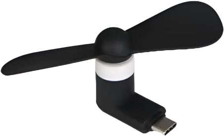 USB-C Fan Mini Soğutucu Type-C Telefon Tablet Powerbank için Pervane USB Vantilatör