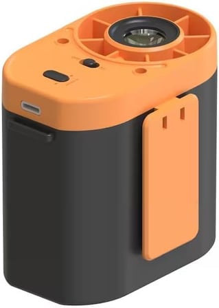 DF-92 Çok Fonksiyonlu Bele Takılan Mini Fan (Gri)