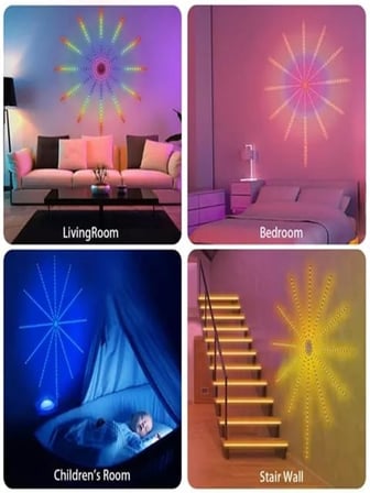 Rgb Sese Duyarlı Bluetootlu Ekolayzer Usb Girişli Gökkuşağı Led Rgb