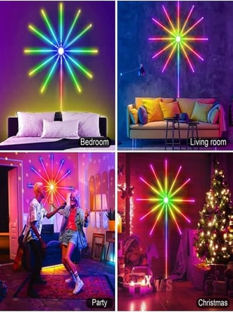 Rgb Sese Duyarlı Bluetootlu Ekolayzer Usb Girişli Gökkuşağı Led Rgb