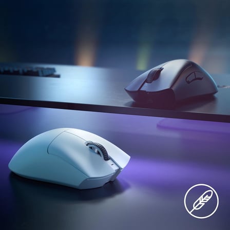 Deathadder V3 Pro Hafif Kablosuz Ergonomik Espor Faresi (64G Hafif Tasarim, Focus Pro 30K Optik Sensor, Fare Anahtari Gen 3, Hyperspeed Kablosuz) Beyaz