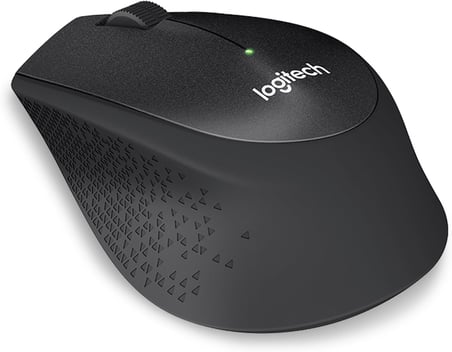 M330 Sessiz Kablosuz Mouse, Sağ Elle Kullanıma Uygun, 10 m Kullanım Mesafesi, 1.000 DPI Yüksek Hassasiyetli Optik İzleme, 18 Ay Pil Ömrü, Siyah