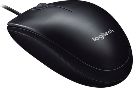 M90 USB Kablolu Mouse, PC, Mac, Dizüstü Bilgisayar ile Uyumlu, 1000 DPI Optik İzleme, Sağ ve Sol Elle Kullanıma Uygun, Siyah