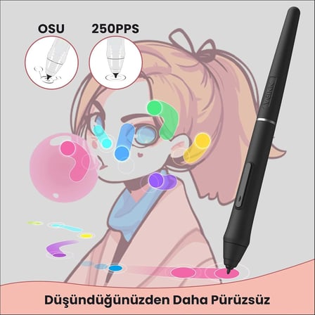 VK640 6x4" 6 Kısayol Tuşlu Grafik Tablet+Kalem