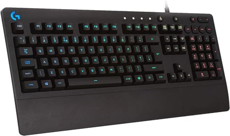 G213 RGB Kablolu Oyuncu Klavyesi, LIGHTSYNC Teknolojisi, Sıvı Dökülmesine Dayanıklı, Özel Medya Denetimleri, Türkçe Q Klavye, Siyah