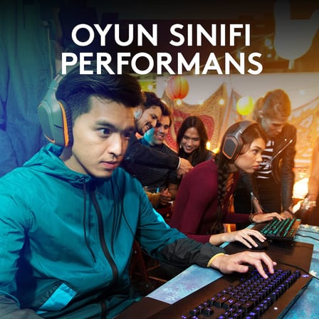 G213 RGB Kablolu Oyuncu Klavyesi, LIGHTSYNC Teknolojisi, Sıvı Dökülmesine Dayanıklı, Özel Medya Denetimleri, Türkçe Q Klavye, Siyah