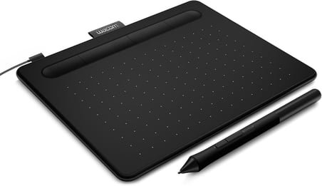 Intuos CTL4100 çizim tableti Mac, PC, Chromebook ve Android için, küçük, yazılım dahil, siyah