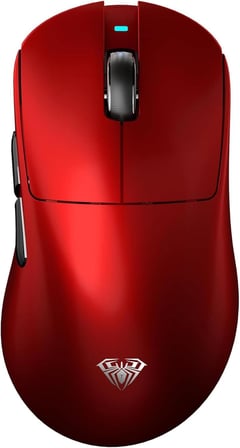 SC900 Max PAW3950 Sensör 30000 DPI 8000Hz Kablolu ve Kablosuz Gaming Oyuncu Mouse Kırmızı