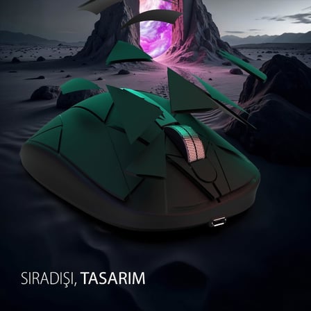 Inca-INCA IWM-551 Rechargeable 4 Led illuminated Silent Wireless Mouse (Sessiz) Micro Usb kablo USB+ Type C desteği çift alıcı 2.4GHz Kablosuz Fare DPI 800 1200 1600 400mAh