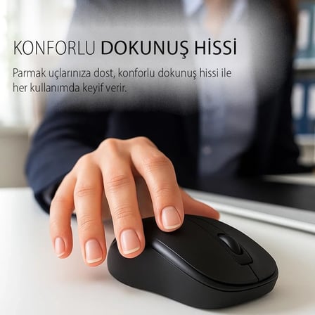 INCA IWM-311ST SıLENT WİRELESS MOUSE SİYAH,Komple Rubber Soft Yüzey,Sessiz Tuş,Ergonomik Dizayn, Konforlu Dokunuş Hissi,1600Dpı, Nano Usb Alıcı, 10m Çekim,Uzun Pil Ömrü, Enerji Tasarrufu Uyku Modu