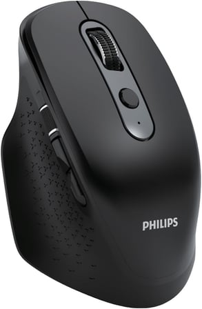 SPK7818 3200 DPI 8 Tuşlu Dual Mod Bluetooth ve 2.4G Kablosuz Ergonomik Sessiz Mouse Siyah