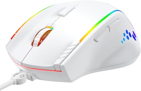 Luxor Gaming Gamer Rgb Oyuncu Mouse 12800Dpi Beyaz