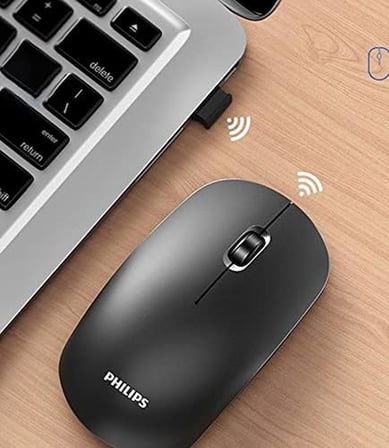 Phılıps M315 Siyah Kablosuz Mouse 5000DPI SPK7315