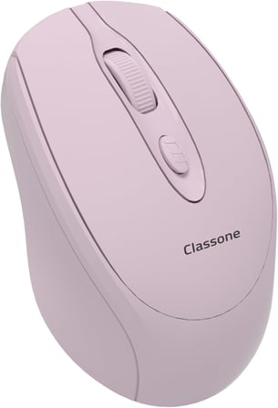 Classone CBT16 Bluetooth + 2.4 Ghz Şarj Edilebilir Kablosuz Mouse - Pembe