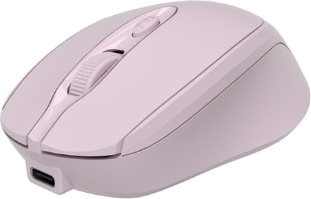 Classone CBT16 Bluetooth + 2.4 Ghz Şarj Edilebilir Kablosuz Mouse - Pembe