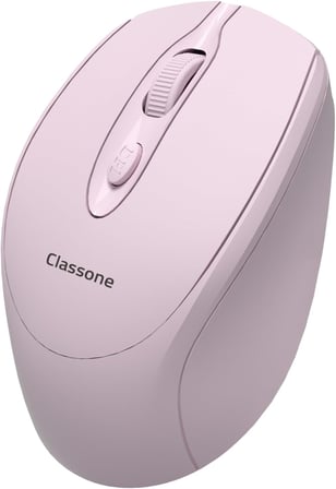 Classone CBT16 Bluetooth + 2.4 Ghz Şarj Edilebilir Kablosuz Mouse - Pembe