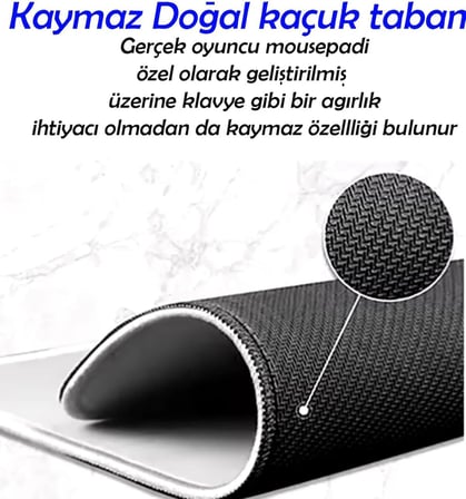 LOTR Yüzüklerin Efendisi Oyun Gaming Klavye Mouse Pad 80x40 cm