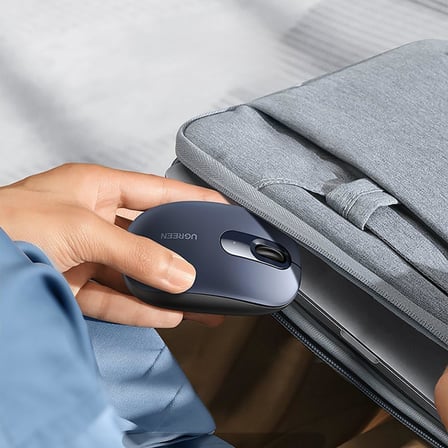 2400DPI 2.4Ghz Wireless Kablosuz Sessiz Mouse Gece Mavisi