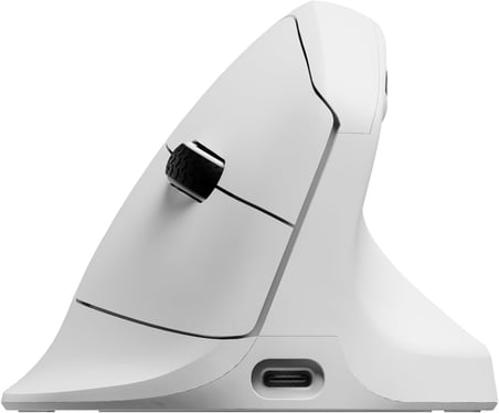M5 Kablosuz Ergonomik Fare en iyi PixArt 3950 sensörüne sahip. 2.4 GHz, Bluetooth ve USB kablolu bağlantı(M5-A24)