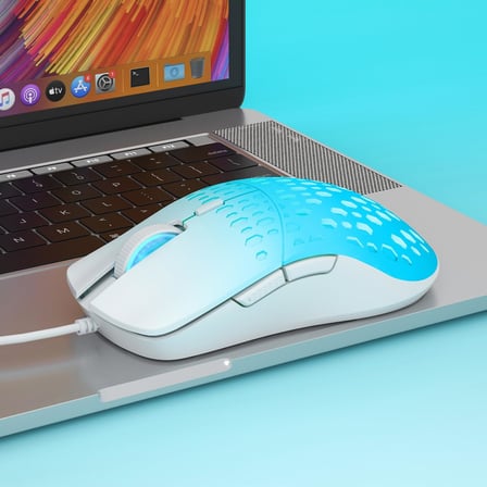 S11 Pro 3600DPI RGB Optik Gaming Mouse Mavi
