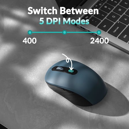 BM25 Kablosuz Fare, güvenilir PAW3212 sensöre sahiptir. 2.4 GHz, Bluetooth ve USB kablolu bağlantı (BM25-C61)