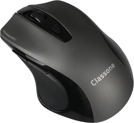 Classone WL600 Serisi Kablosuz Mouse, Siyah/Gri