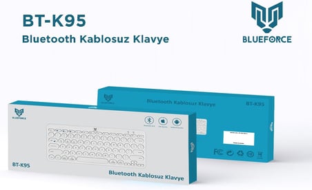 Bt-k95 Bluetooth Bağlantılı Taşınabilir Sessiz Slim Sessiz Klavye Beyaz Telefon Tablet Mac Uyumlu