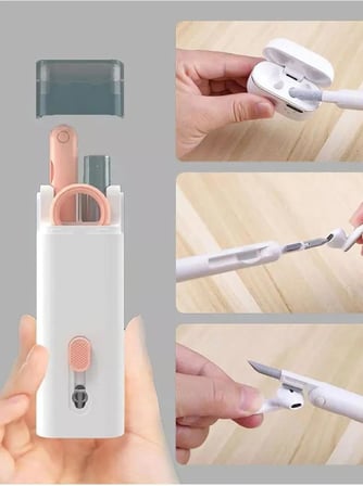 TİNEKE Çok Fonksiyonlu 7 Parça Airpods Klavye Ekran Kulaklık Temizleme Kiti