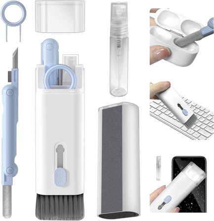 TİNEKE Çok Fonksiyonlu 7 Parça Airpods Klavye Ekran Kulaklık Temizleme Kiti
